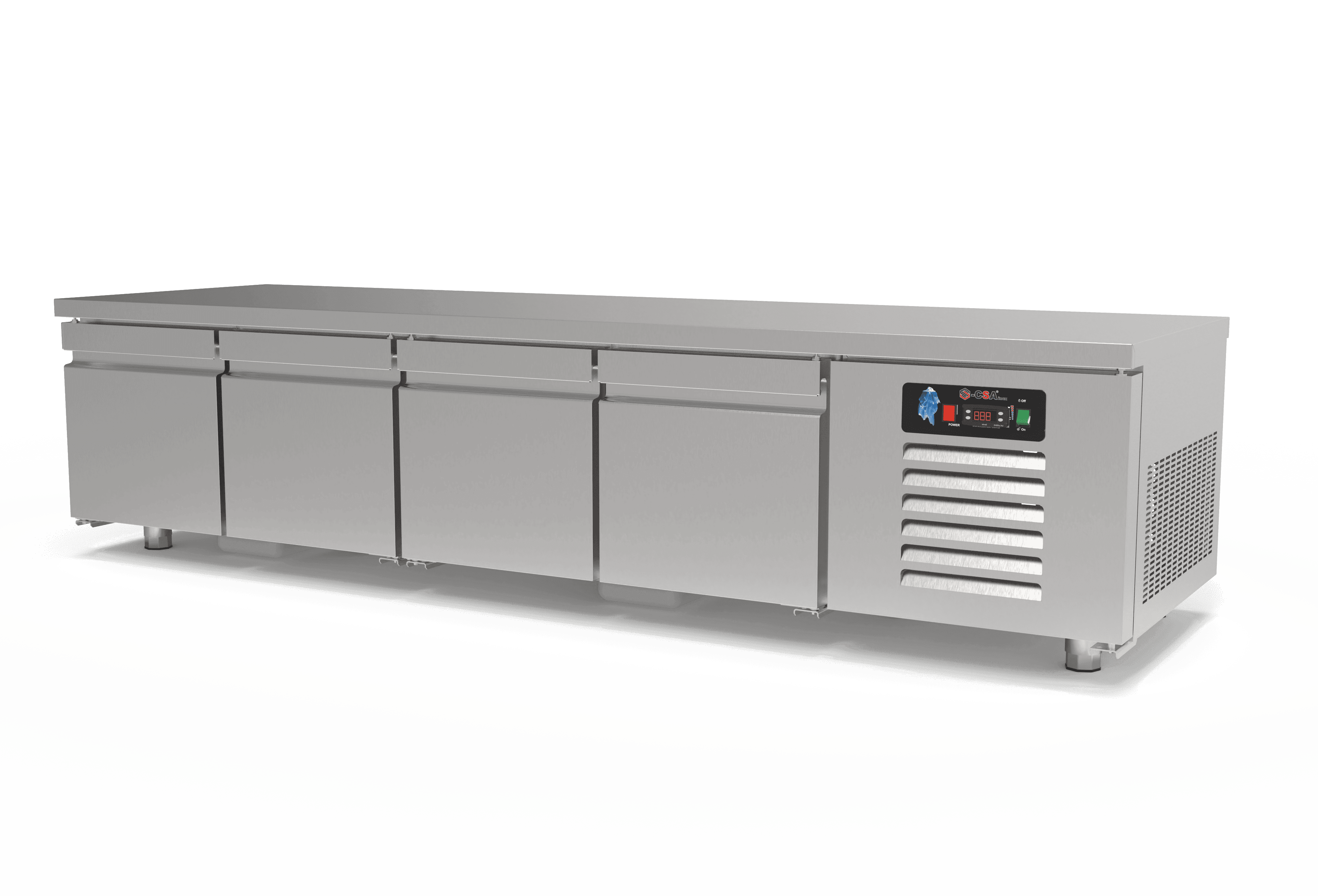 4 Kapılı 240 cm Cihaz Altı Dondurucu
