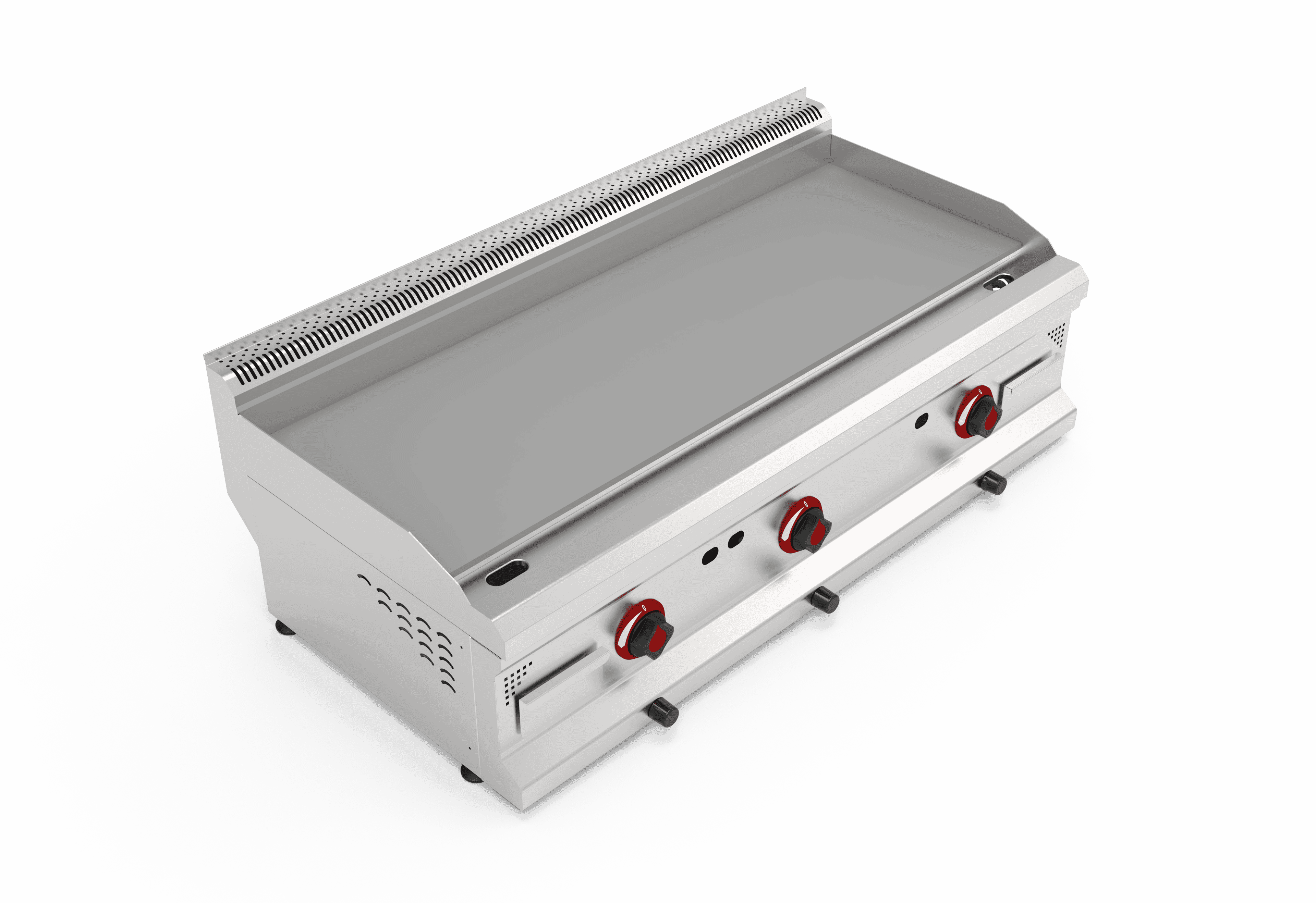 Üç Hazneli Gazlı Düz Pleyt Izgara