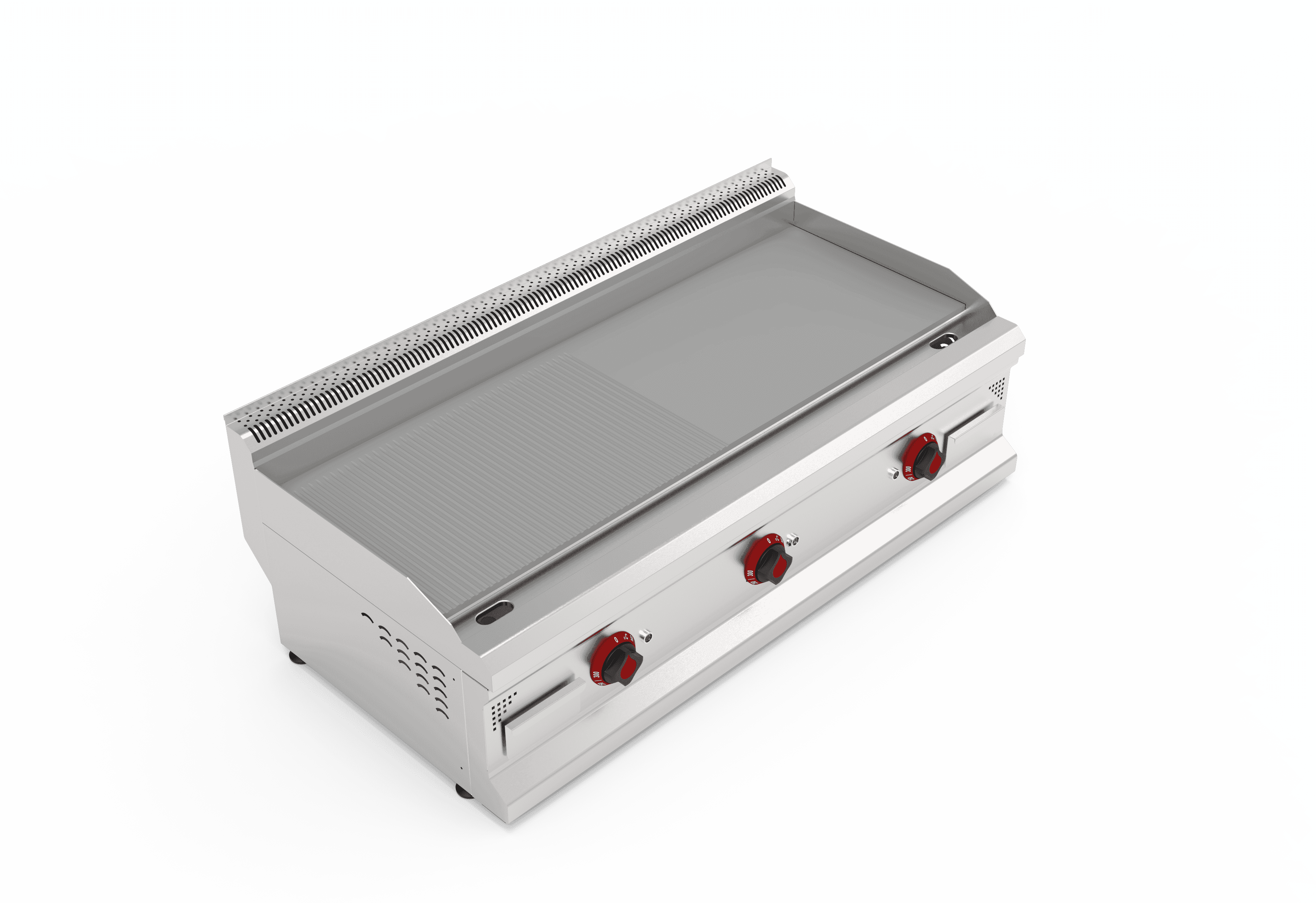 Üç Hazneli Elektrikli Yarı Kanallı Izgara