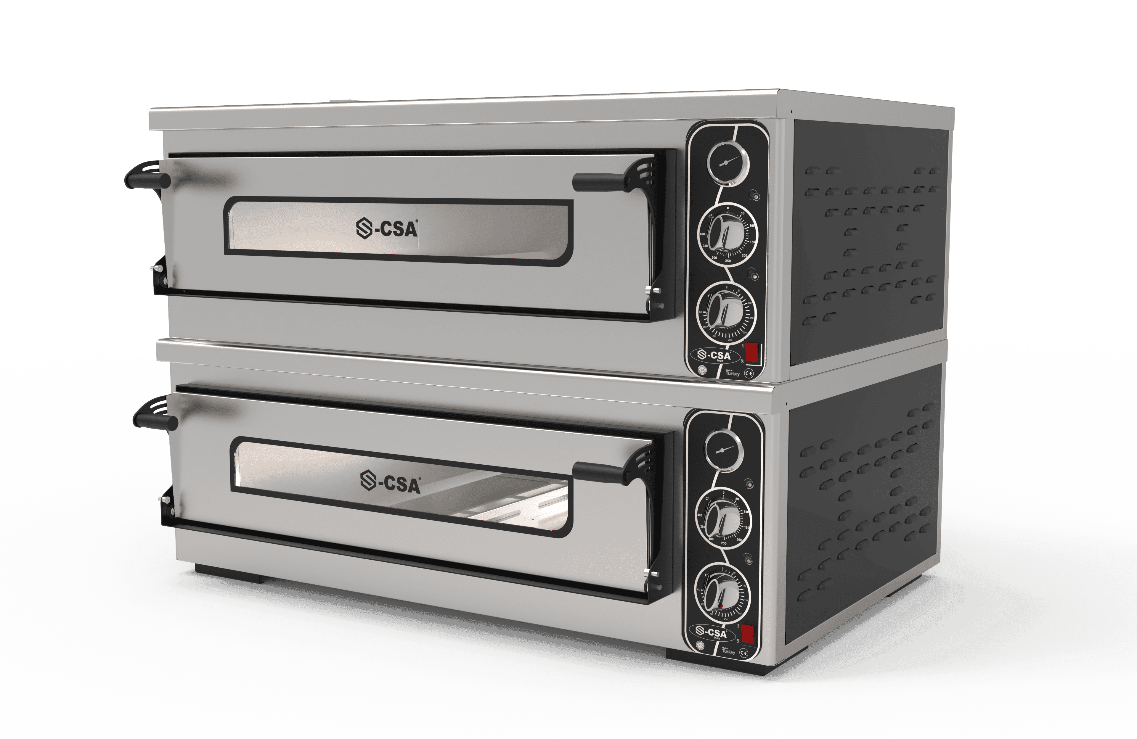 Elektrikli Pizza Fırını -12 Pizza (Ø 30cm) - Çift Katlı