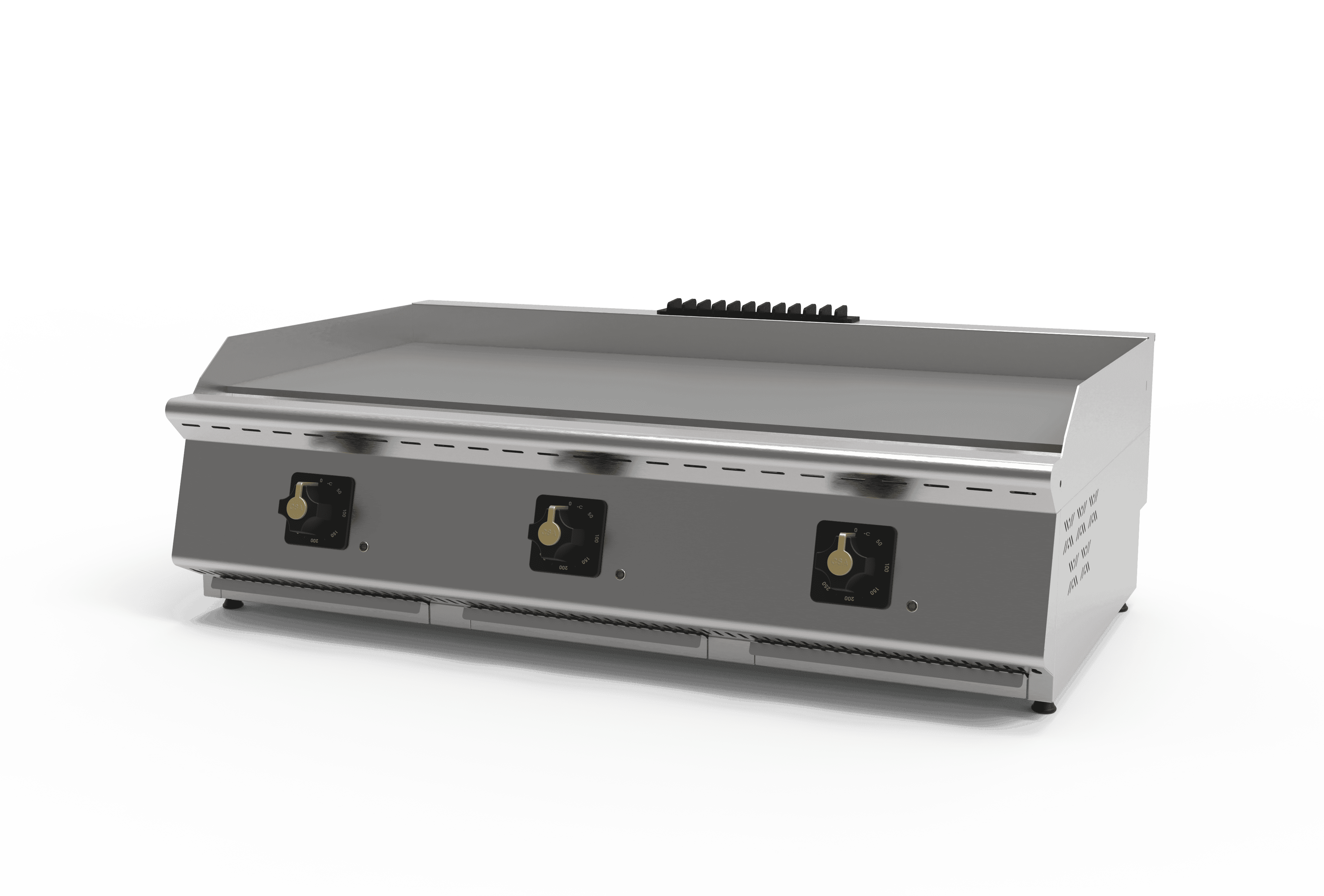 Üç Hazneli Elektrikli Düz Pleyt Izgara