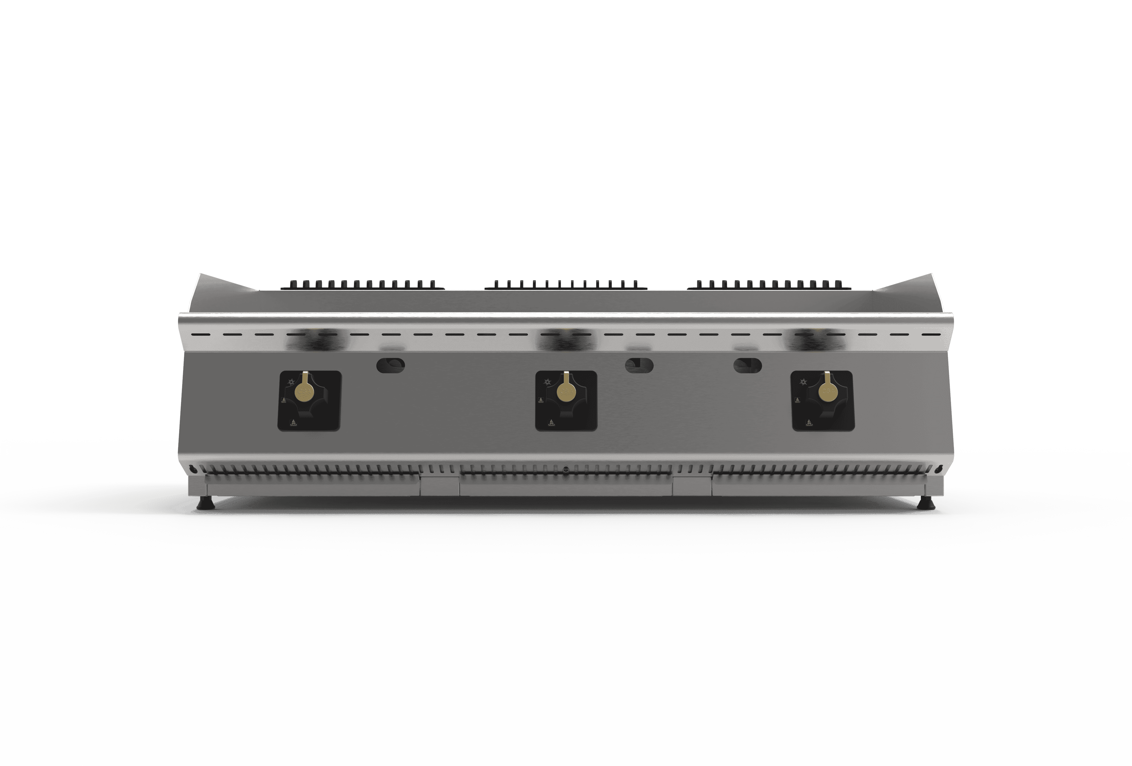 Üç Hazneli Gazlı Düz Pleyt Izgara