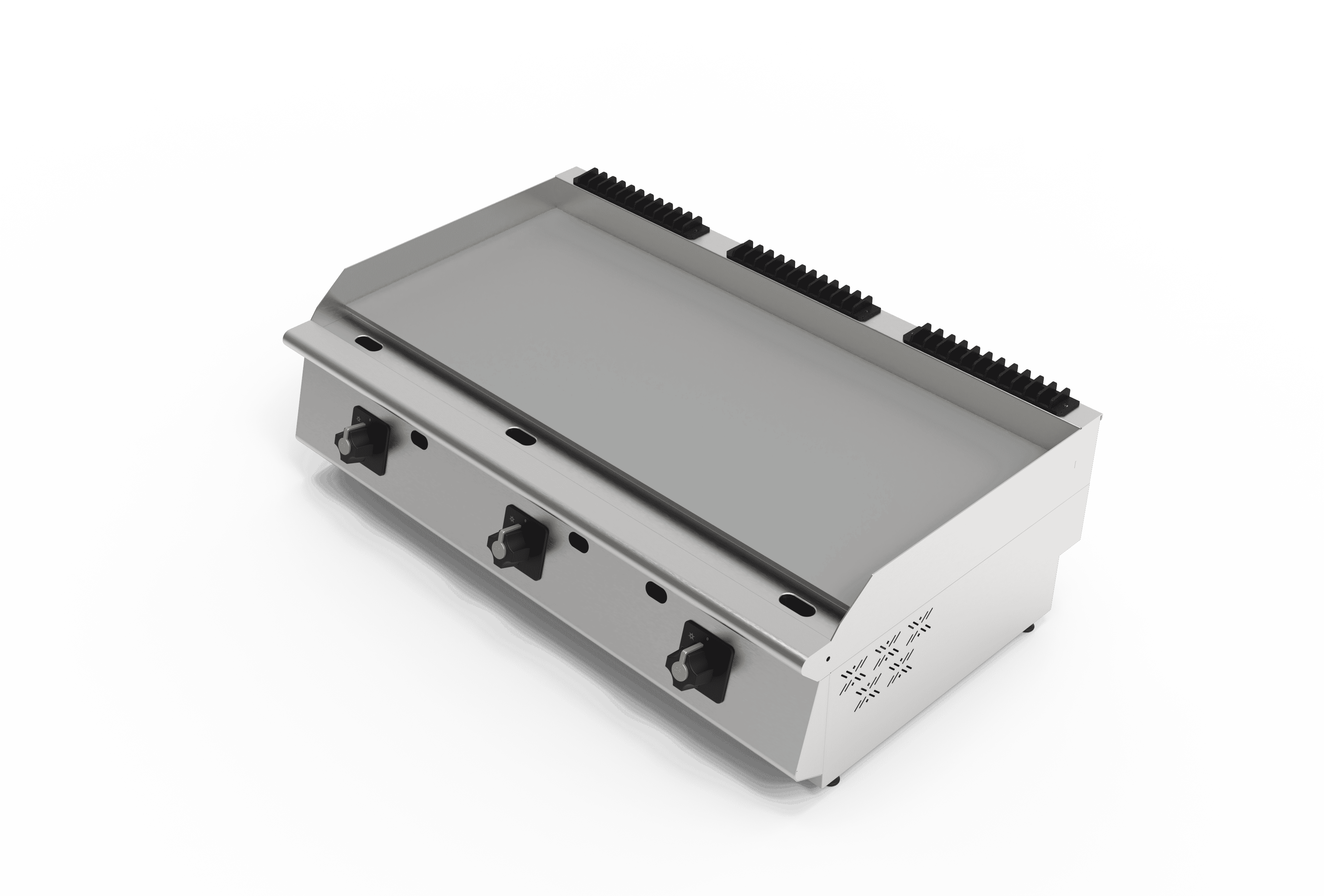 Üç Hazneli Gazlı Düz Pleyt Izgara