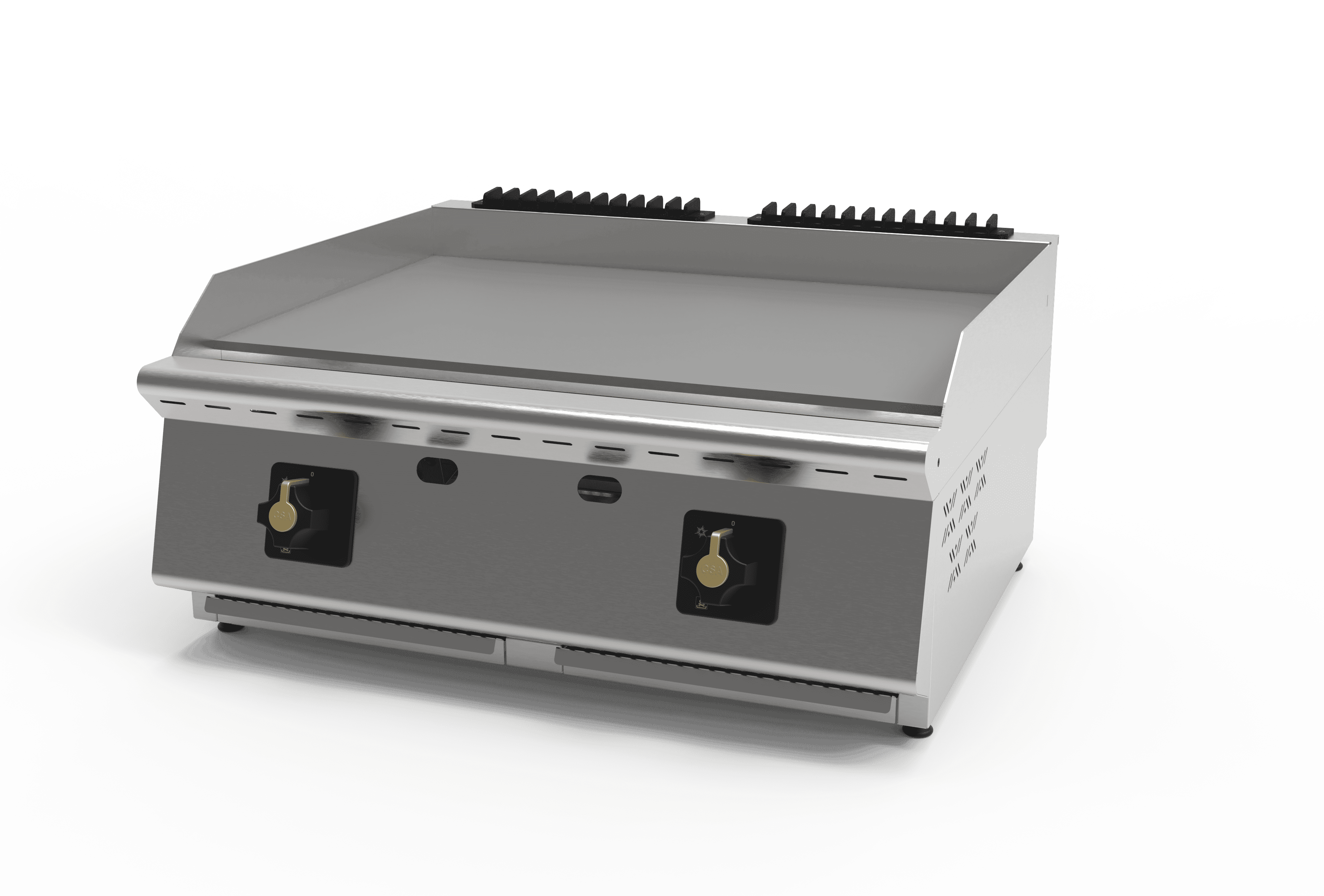 Çift Hazneli Gazlı Düz Pleyt Izgara