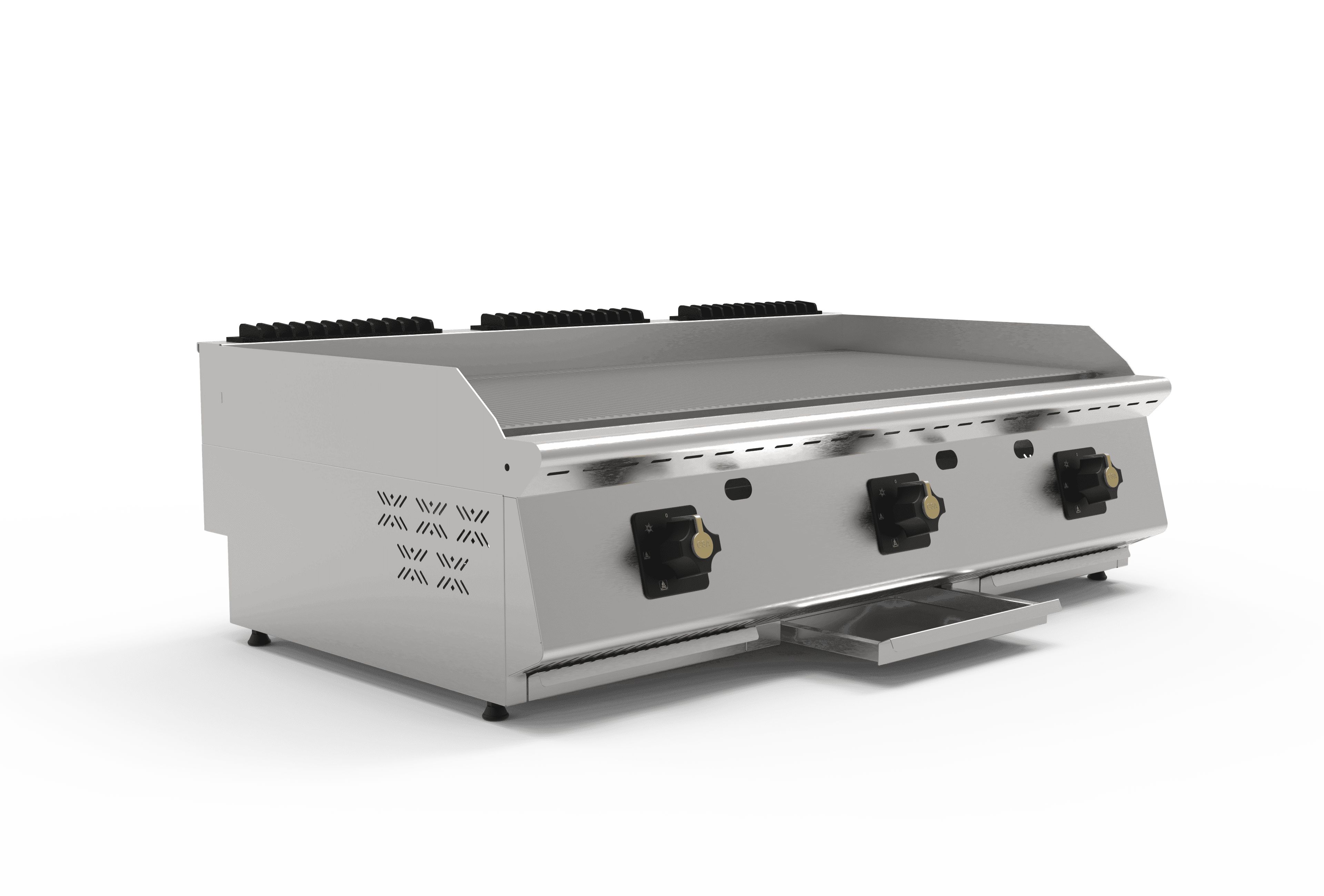 Üç Hazneli Gazlı Tam Kanallı Izgara