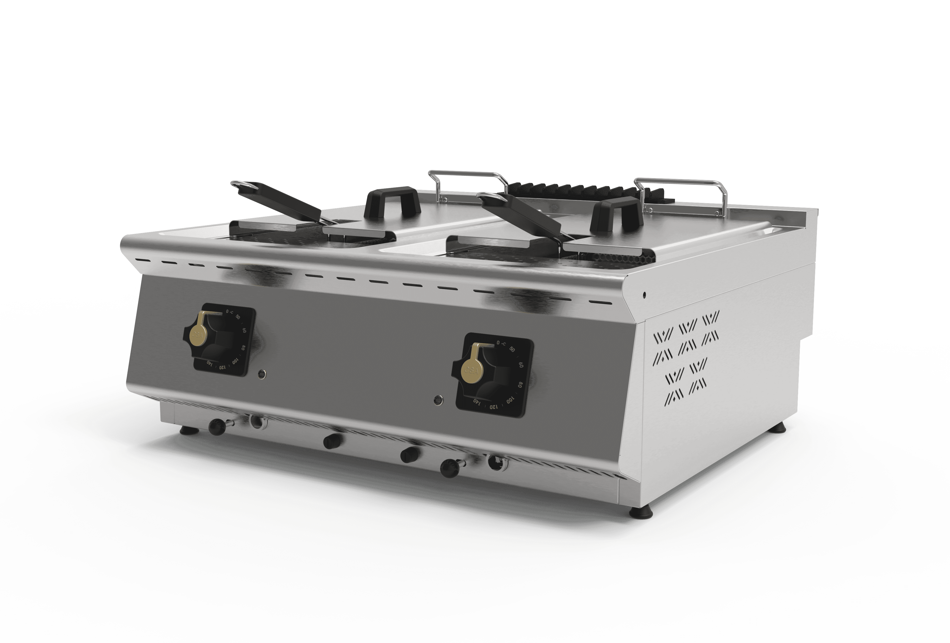 Çift Hazneli Elektrikli Fritöz