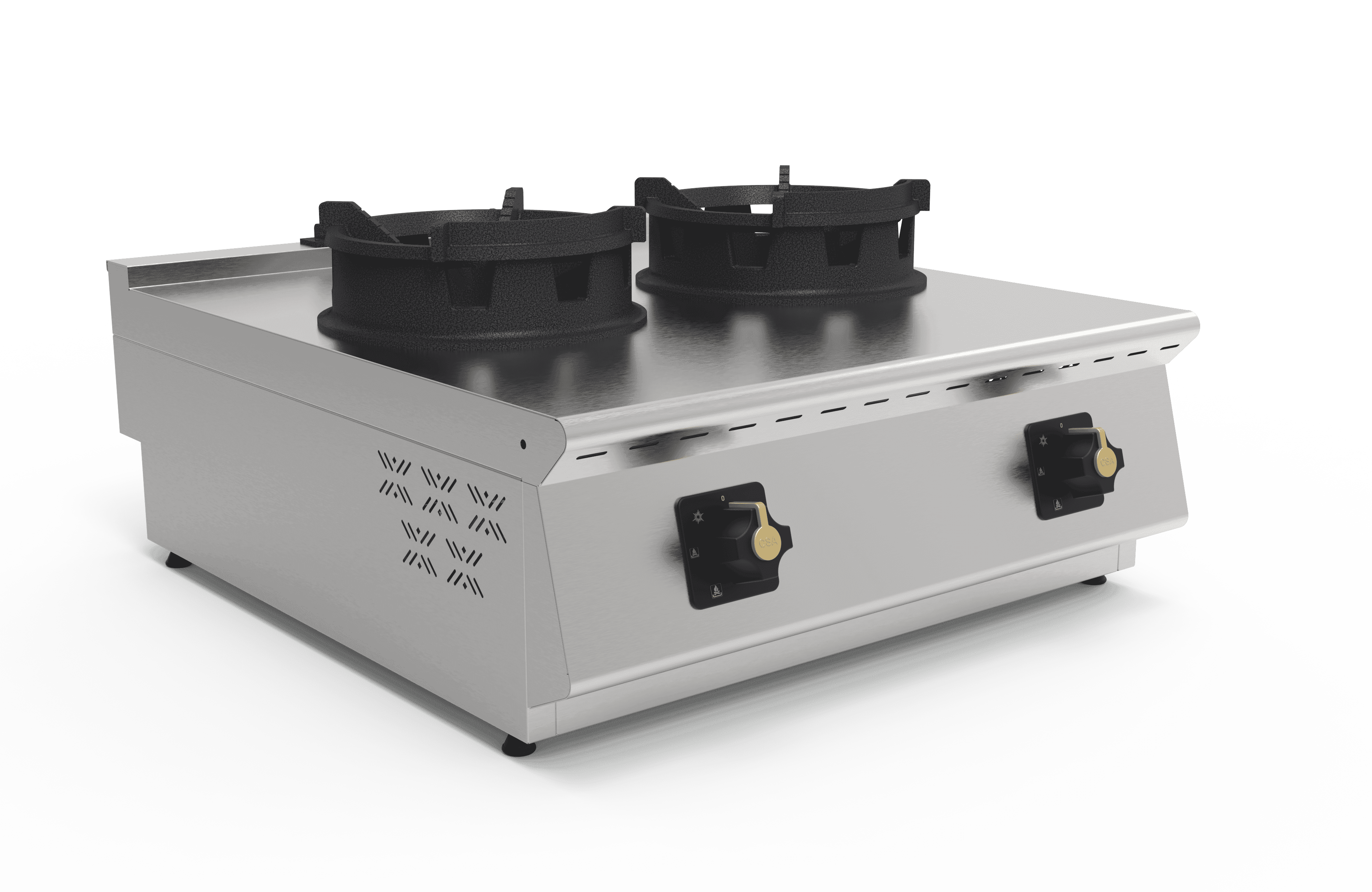 Çift Göz Gazlı Wok Ocağı